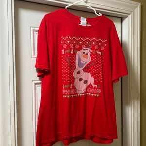 Christmas ‘Sweater’ T-shirt Olaf 2XL